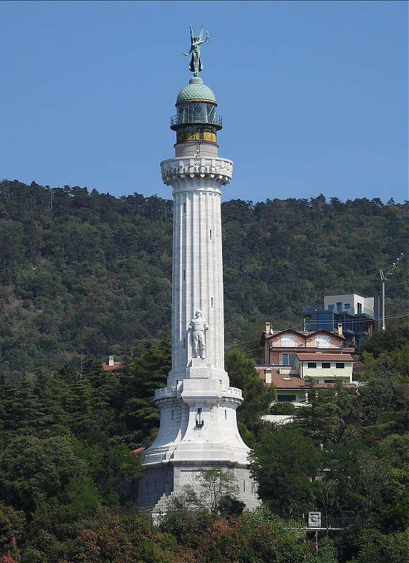 Faro della vittoria - frontale - Trieste - 1927